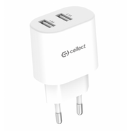 Cellect 10W hálózati adapter, Fehér