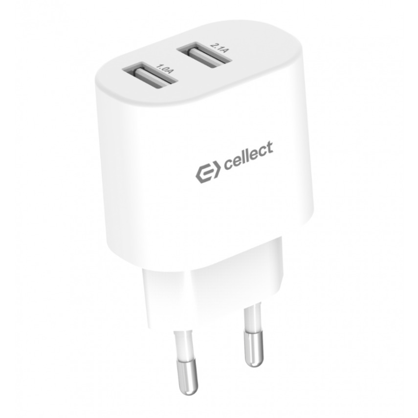 Cellect 10W hálózati adapter, Fehér