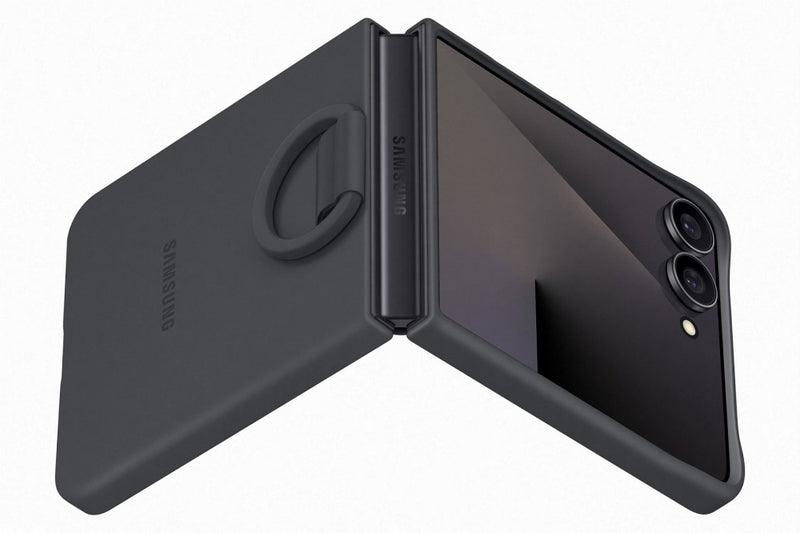 Samsung Flip 7 Szilikon tok gyűrűvel