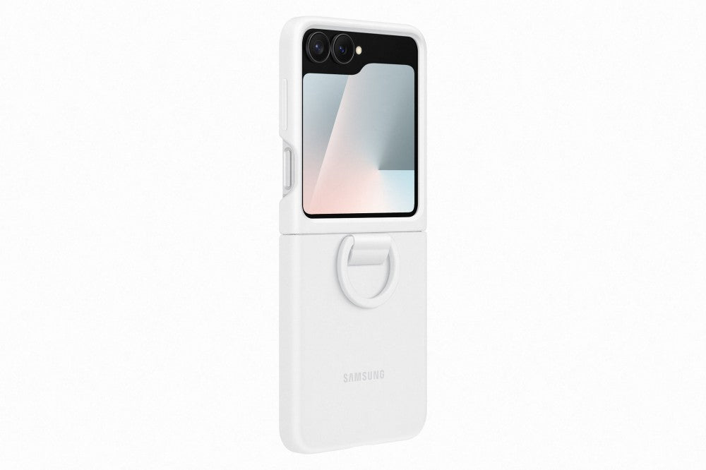 Samsung Galaxy Flip 7 FE Szilikon tok gyűrűvel