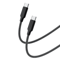 Cellect USB-C és USB-C feltekerhető mágneses adat és töltőkábel, 100 cm, Szürke
