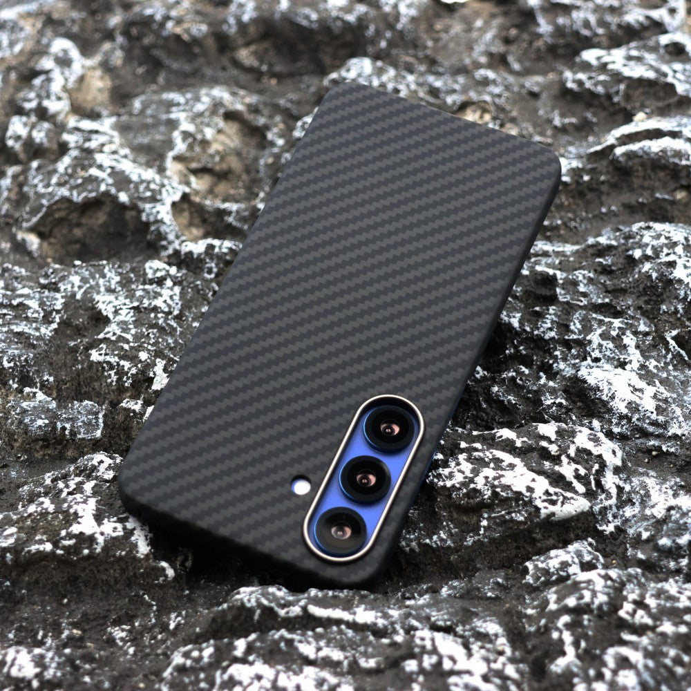 Cellect Samsung Galaxy S25 mágneses aramid karbon tok