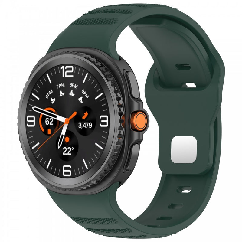 Cellect Samsung Galaxy Watch 8/Classic bordázott szilikon óraszíj, 22mm