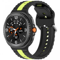 Samsung Galaxy Watch 8/Classic óraszíj sárga csíkokkal