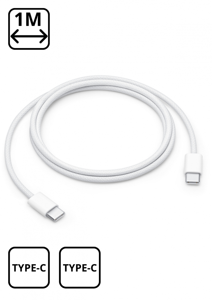 Apple 60W-os USB-C töltőkábel (1m)