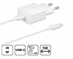 Samsung hálózati adapter kábellel, 15W PD USB-C