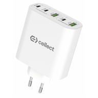 Cellect 120W hálózati gyorstöltő adapter, Fehér