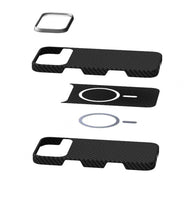 Cellect iPhone 17 Pro mágneses aramid karbon tok