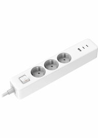 XIAOMI 20W Power Strip (2C1A) kapcsolós fehér elosztó BHR07UKEU