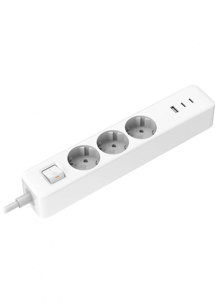 XIAOMI 20W Power Strip (2C1A) kapcsolós fehér elosztó BHR07UKEU
