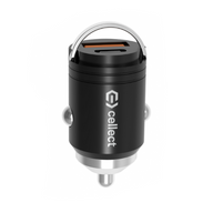 Mini autós töltő adapter gyorstöltő funkcióval 30W