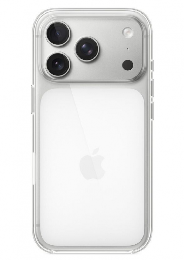 Apple iPhone 17 Pro Max MagSafe-rögzítésű átlátszó tok
