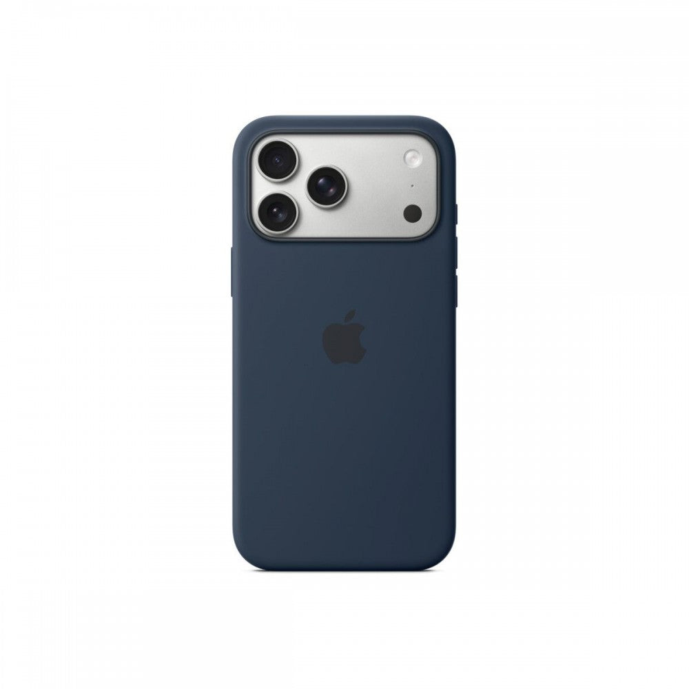 Apple iPhone 17 Pro Max MagSafe-rögzítésű éjfekete szilikontok