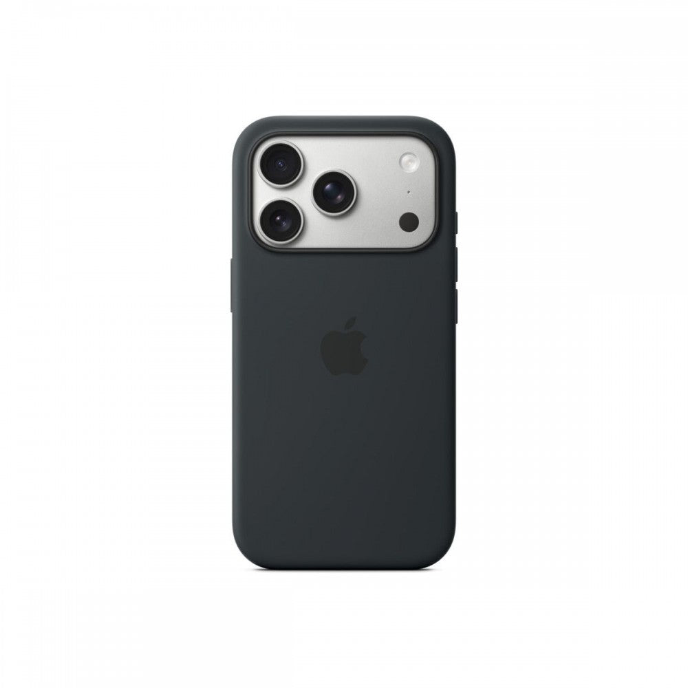 Apple iPhone 17 Pro MagSafe-rögzítésű fekete  szilikontok
