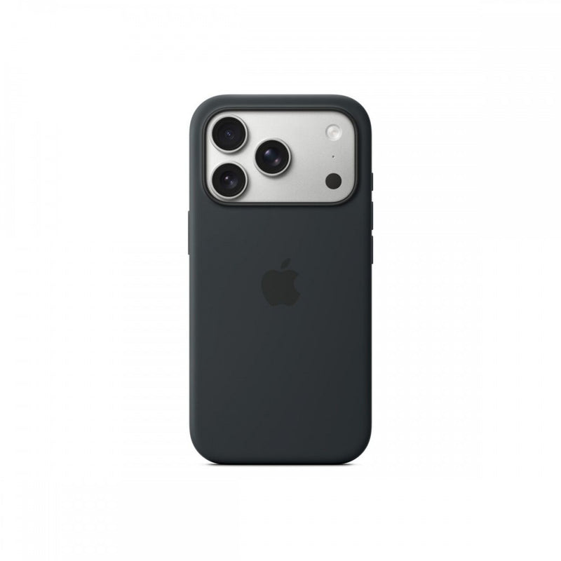 Apple iPhone 17 Pro MagSafe-rögzítésű fekete  szilikontok