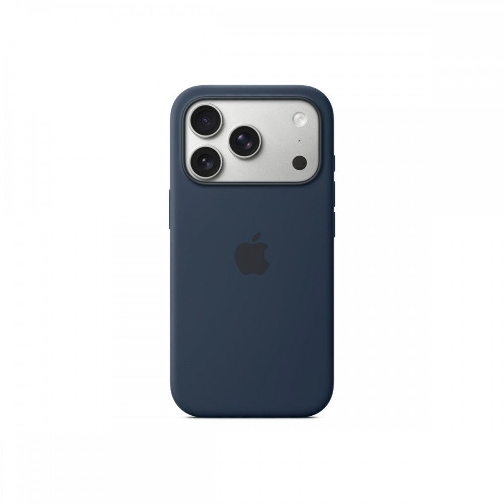 Apple iPhone 17 Pro MagSafe-rögzítésű éjfekete szilikontok