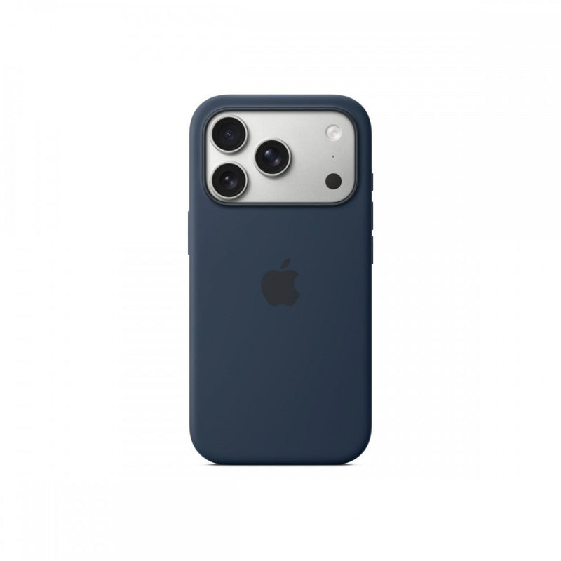 Apple iPhone 17 Pro MagSafe-rögzítésű éjfekete szilikontok