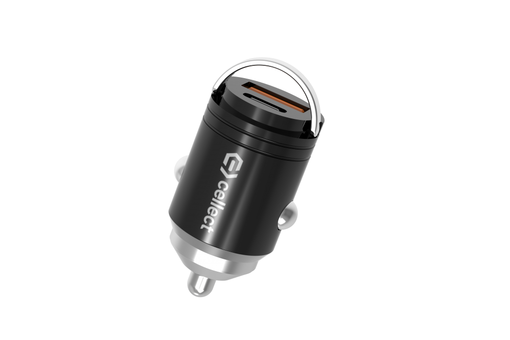 Cellect Mini autós töltő adapter gyorstöltő funkcióval 30W