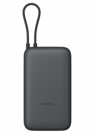 Xiaomi Power Bank 20000mAh beépített usb-c kábel sötét szürke BH