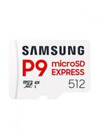 Samsung P9 Express 512GB 800MB/s, C10 V30, U3 90MB/s