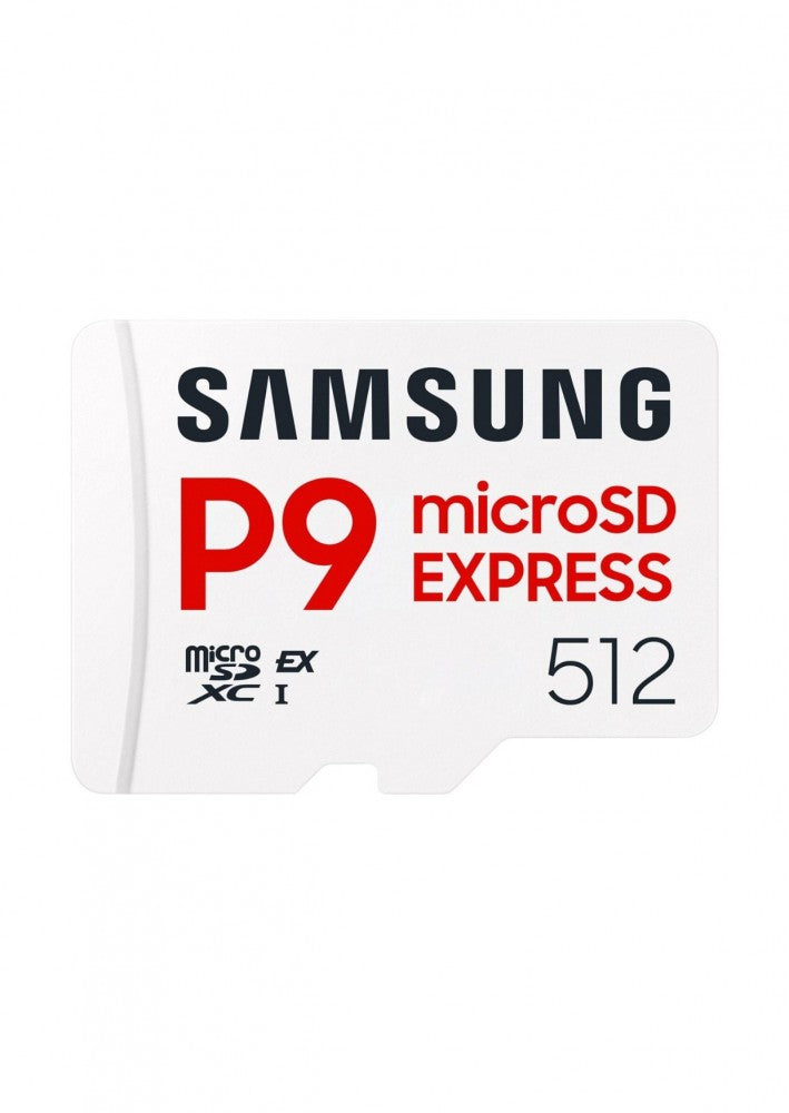 Samsung P9 Express 512GB 800MB/s, C10 V30, U3 90MB/s
