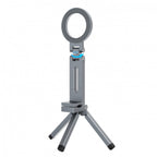 Mágneses alumínium tripod selfie stick kitámasztó funkcióval,Ezü