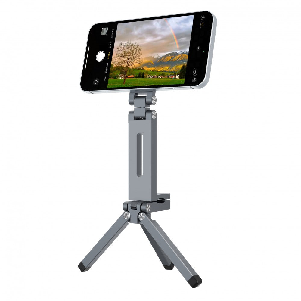 Cellect Mágneses alumínium tripod selfie stick kitámasztó funkcióval,Ezü
