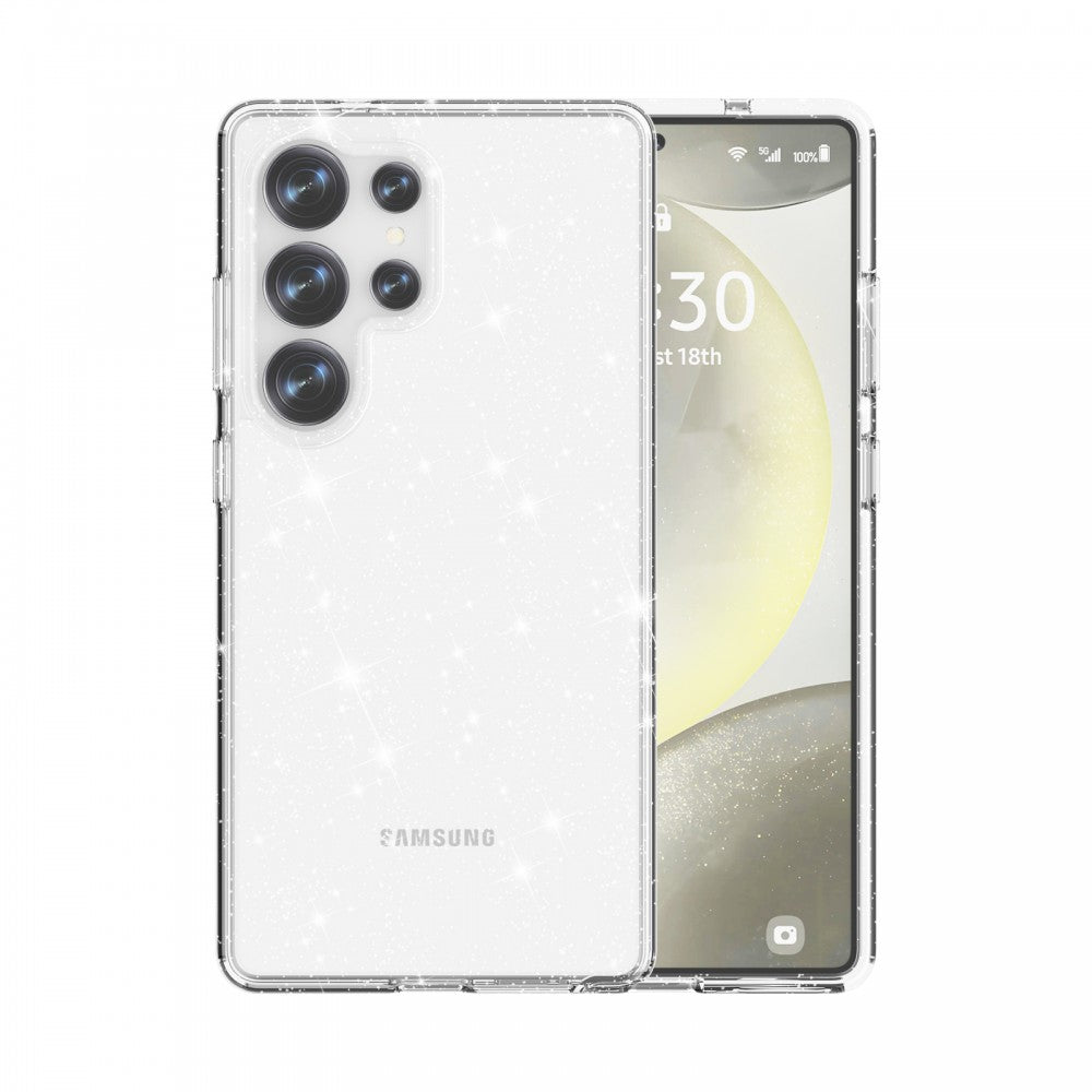 Samsung Galaxy S26 Ultra csillámos szilikon telefontok