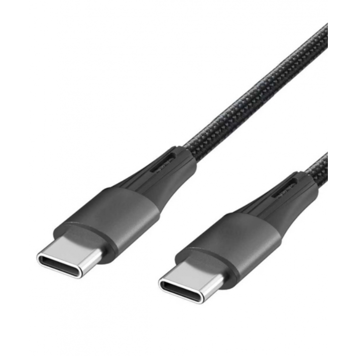 Cellect USB-C és USB-C adat és töltőkábel, 50 cm, Fekete