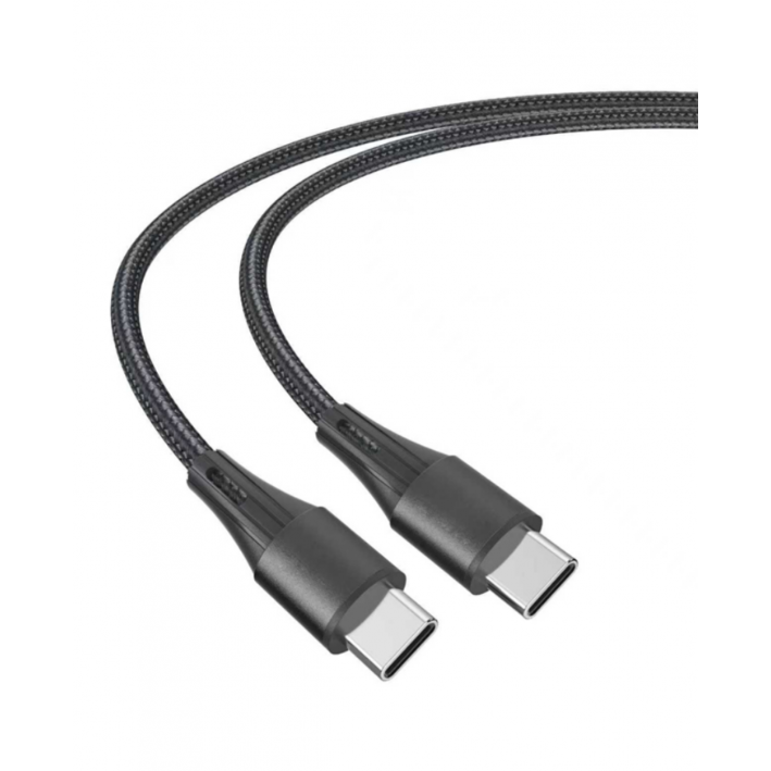 Cellect USB-C és USB-C adat és töltőkábel, 50 cm, Fekete