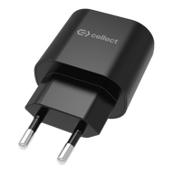 Cellect 10W hálózati adapter, Fekete