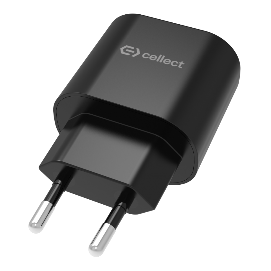 Cellect 10W hálózati adapter, Fekete