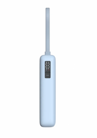 Xiaomi Power Bank 10000mAh beépített usb-c kábel világos kék BHR
