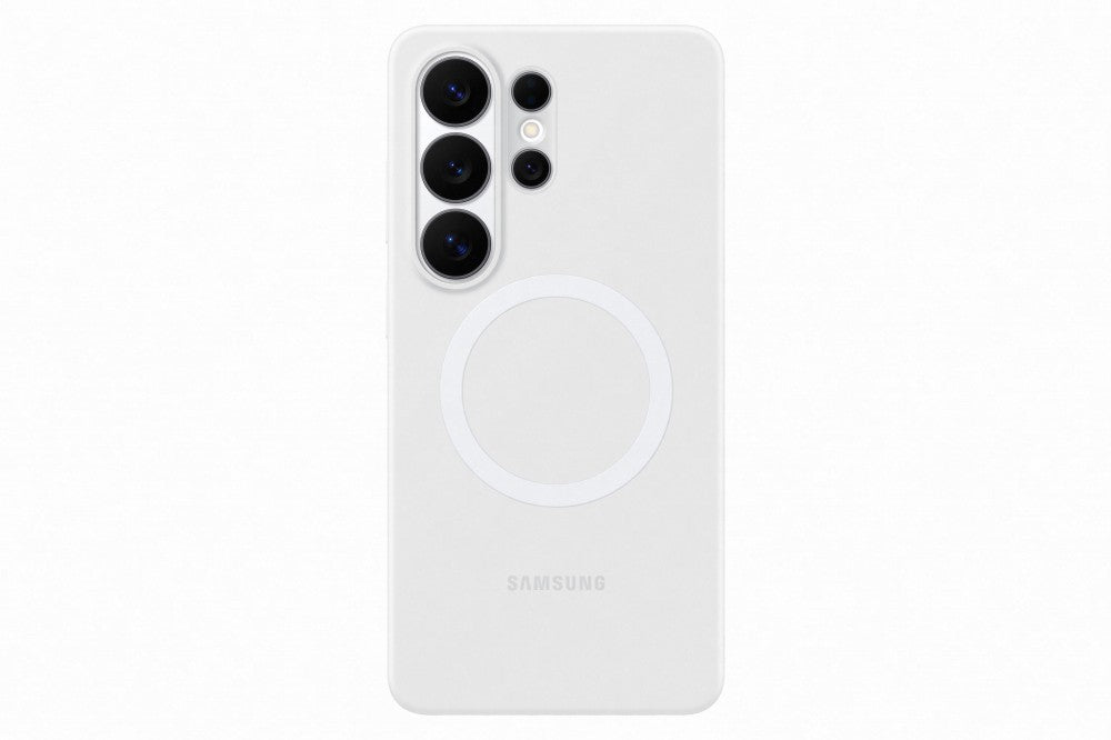 Samsung Galaxy S26 Ultra fehér mágneses szilikon tok