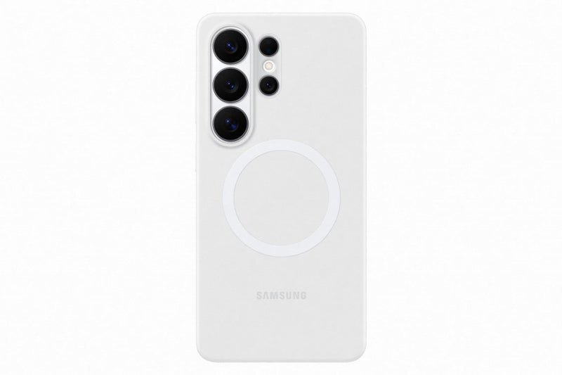 Samsung Galaxy S26 Ultra fehér mágneses szilikon tok