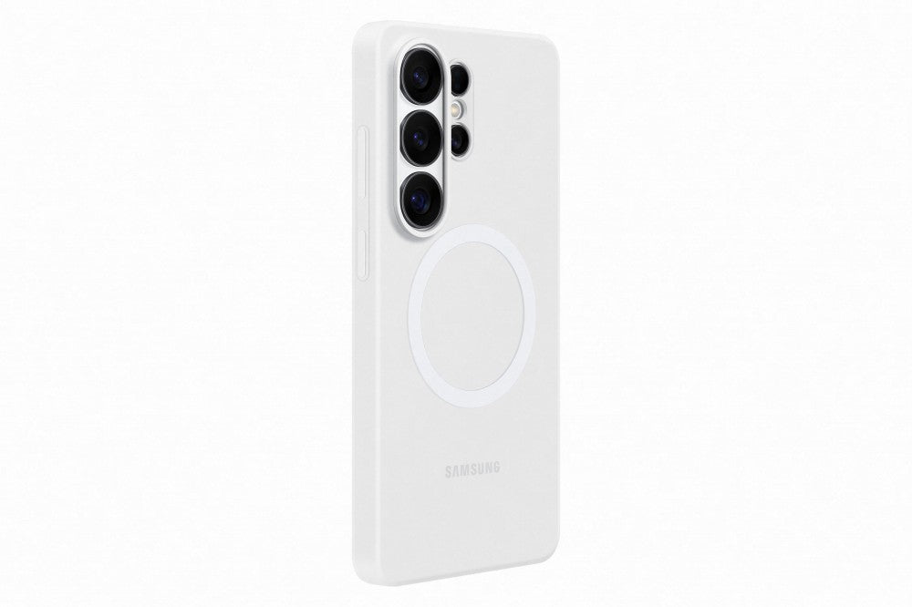 Samsung Galaxy S26 Ultra fehér mágneses szilikon tok