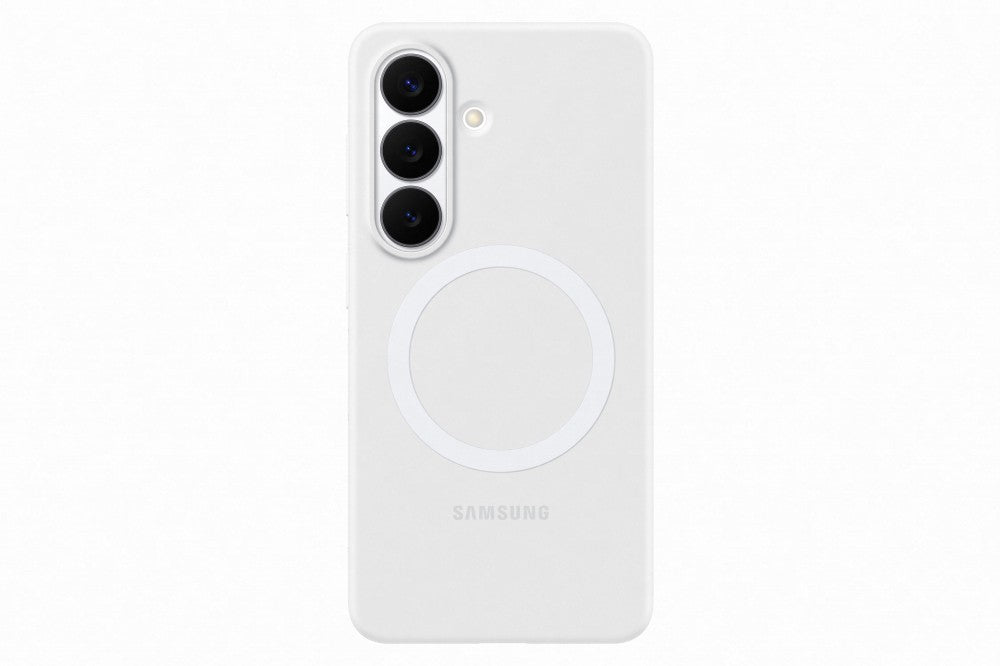 Samsung Galaxy S26 fehér mágneses szilikon tok