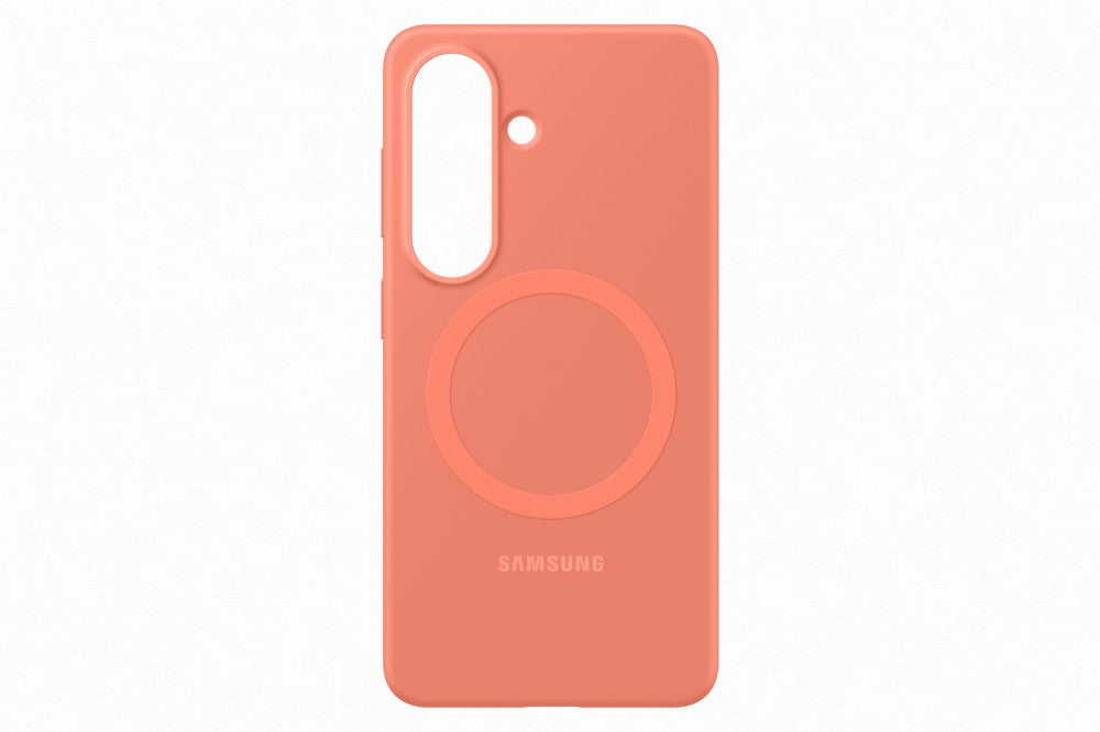 Samsung Galaxy S26 koral piros mágneses szilikon tok