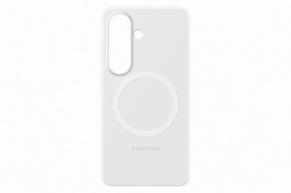 Samsung Galaxy S26 Plus fehér mágneses szilikon tok