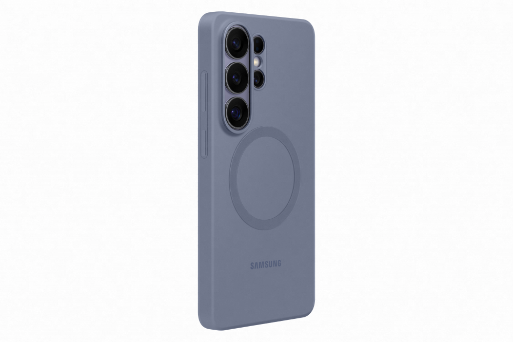 Samsung Galaxy S26 Ultra kékes lila mágneses szilikon tok
