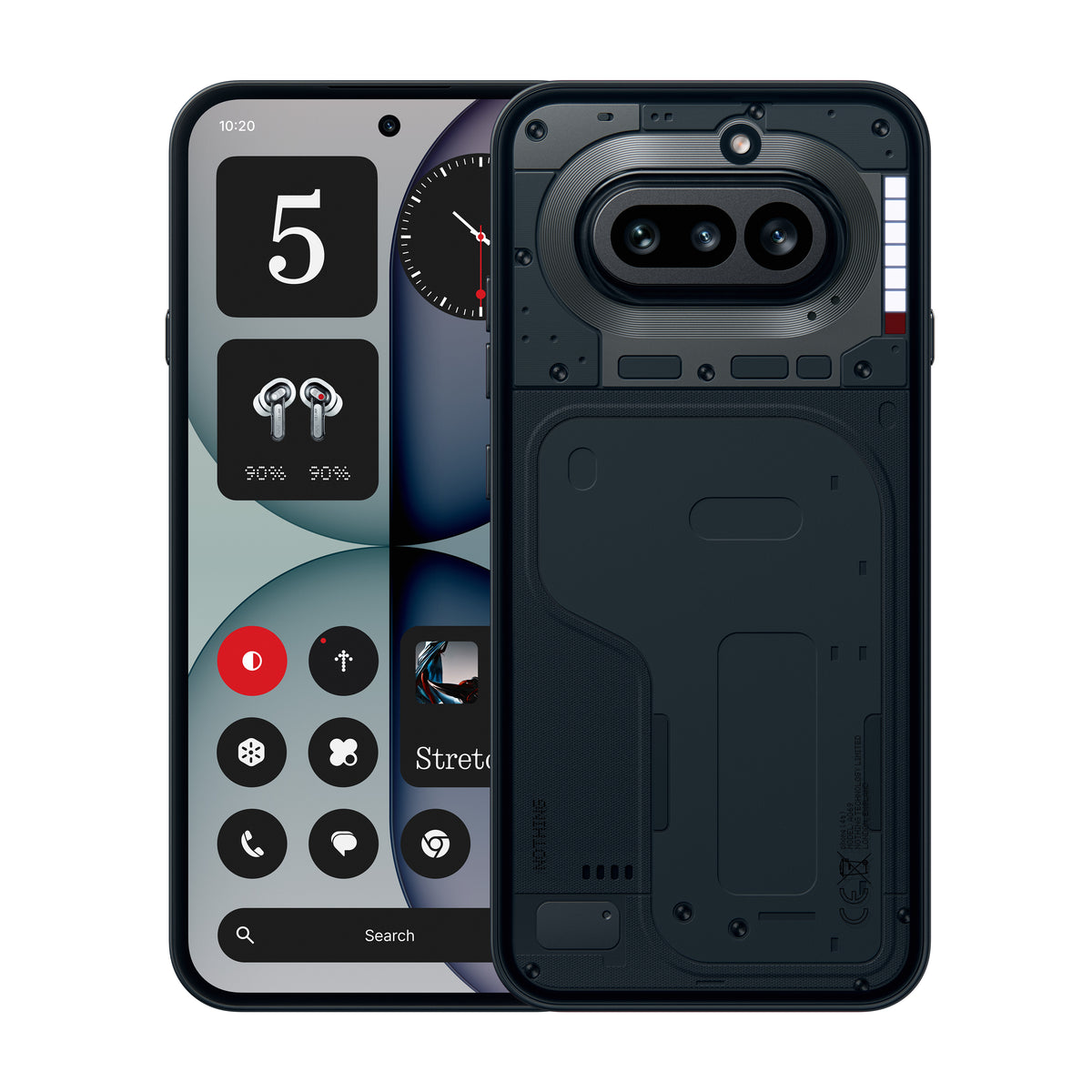 Nothing Phone (4a) okostelefon, fekete