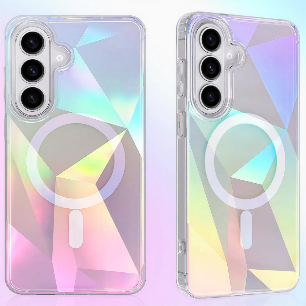 Cellect Samsung Galaxy A57 mágneses gyémántmintás tok