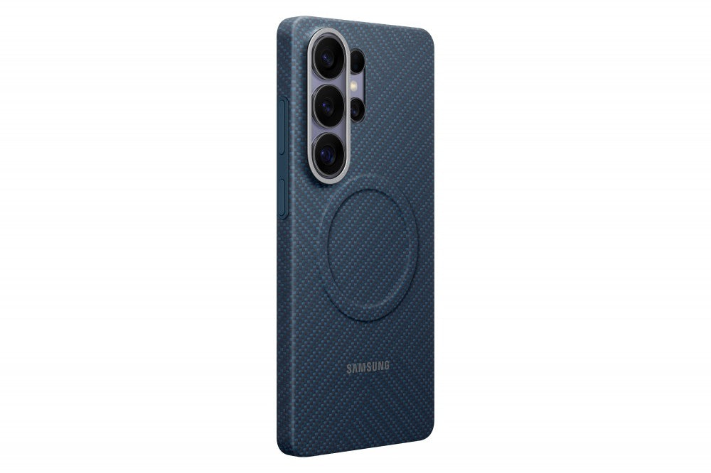 Samsung Galaxy S26 Ultra sötét kék mágneses karbon tok