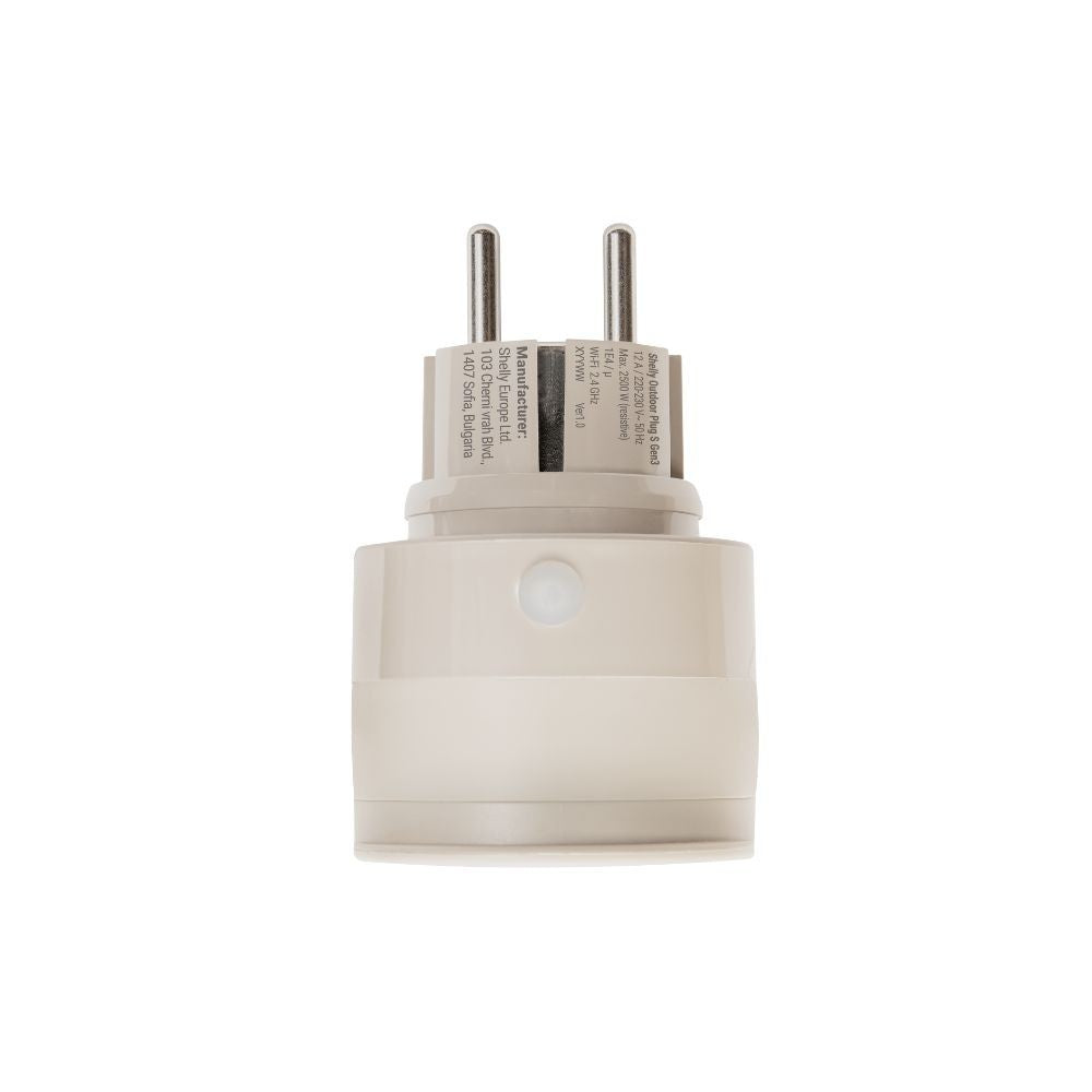 Shelly Outdoor Plug S Gen3, WiFi + BT, Matter kültéri okoskonnek