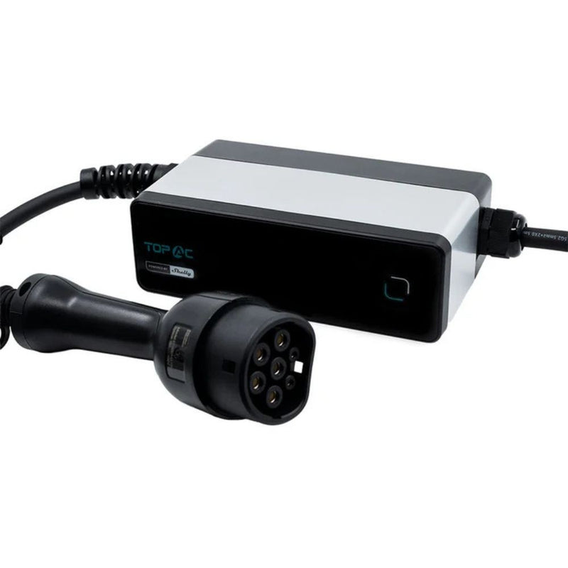 Shelly TopAC Portable EV charger 11kW 3 fázisú töltő, WiFi, BT