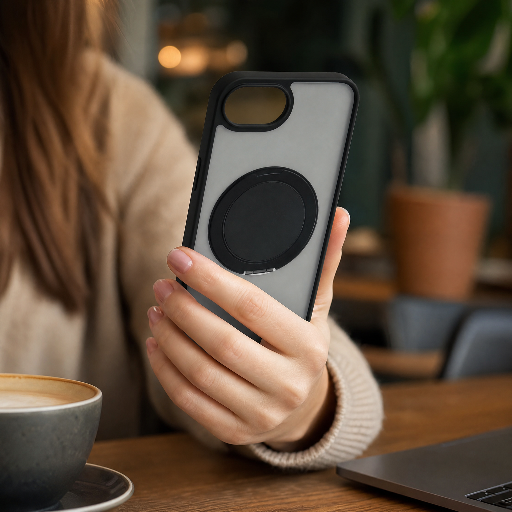 Cellect iPhone 17e/16e 360° forgatható mágneses tok