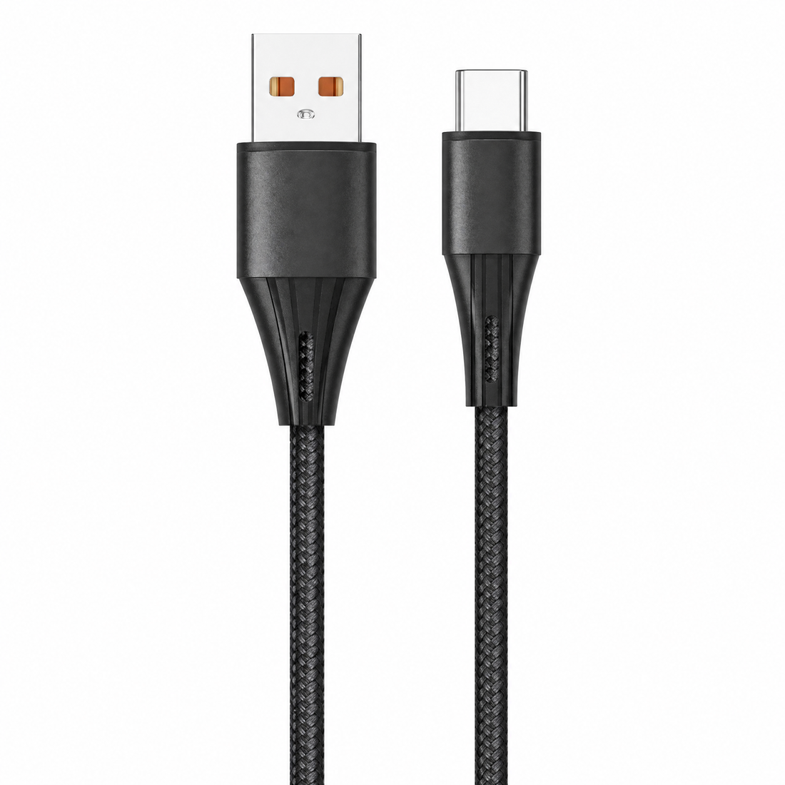 Cellect USB-A és USB-C adat és töltőkábel, 50 cm, Fekete