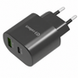 Cellect 20W hálózati gyorstöltő adapter, Fekete