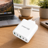 Cellect 120W hálózati gyorstöltő adapter, Fehér