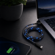 Cellect USB-C és USB-C feltekerhető mágneses adat és töltőkábel, 100 cm, Szürke